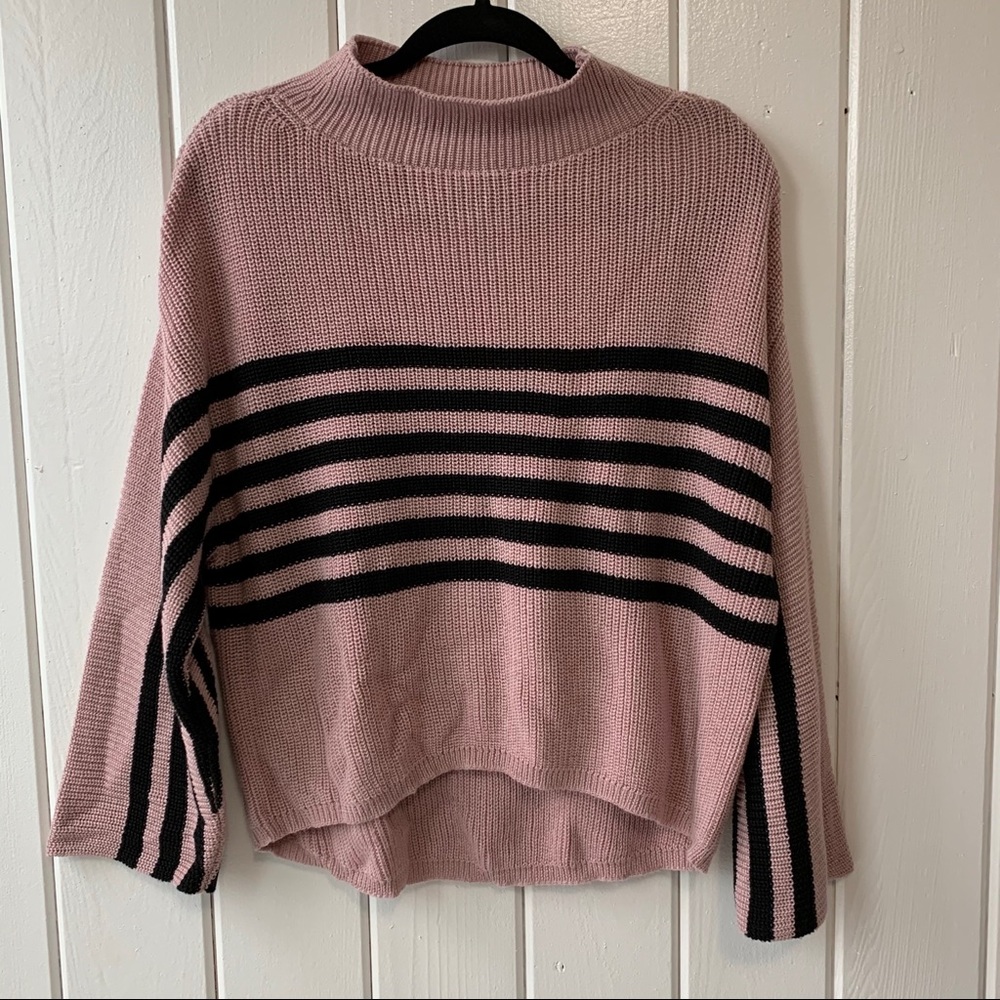 Soho NY& Co. Striped Oversized Sweater